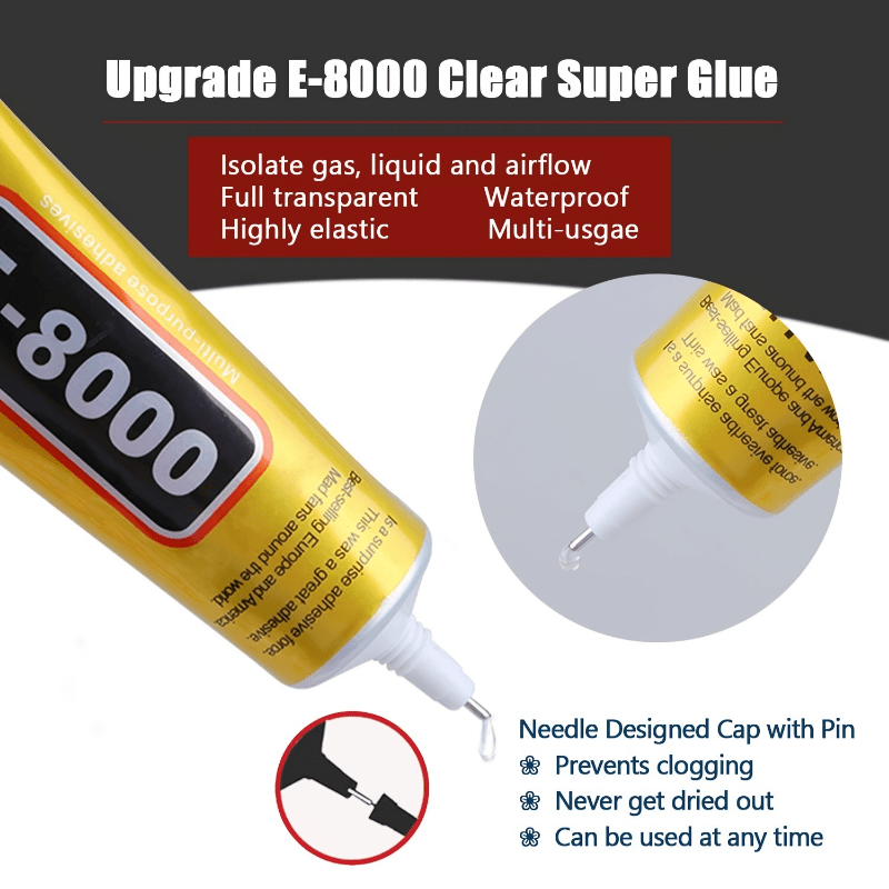 E8000 Glue Transparent Jewelry Metal Glue Upgrade - Temu