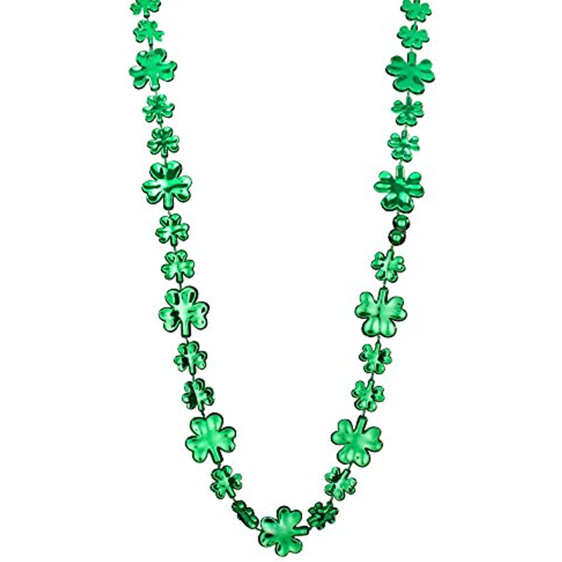 shamrock bead necklace