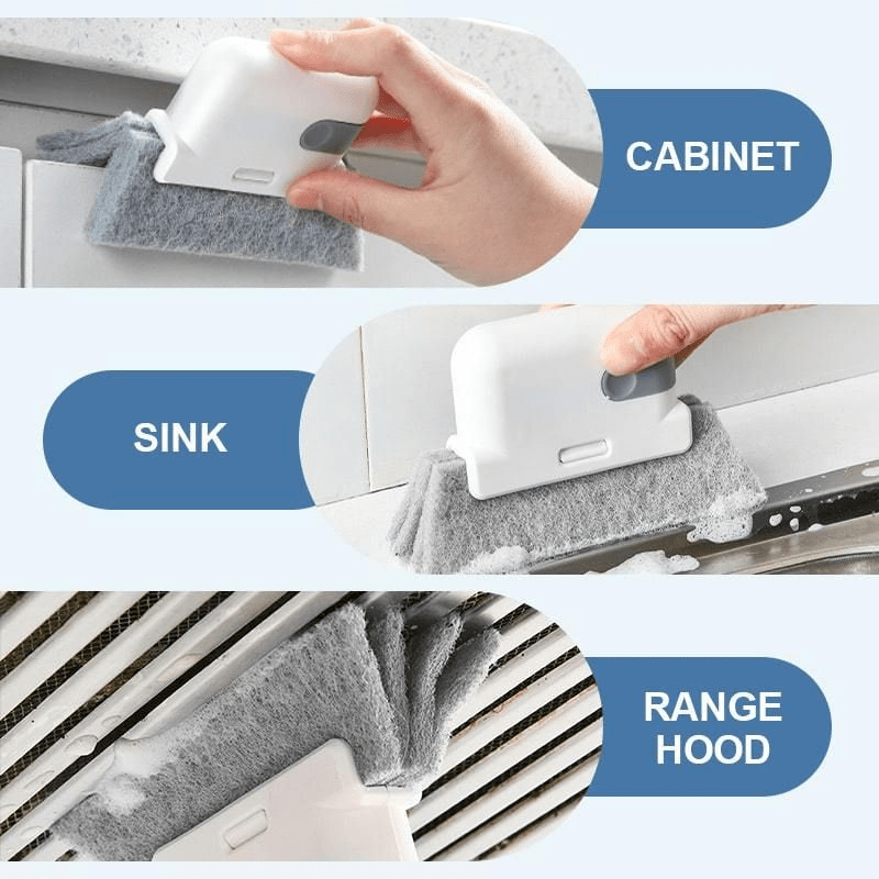 Window Groove Cleaning Brush, Plastic Window Sink Slot Cleaner