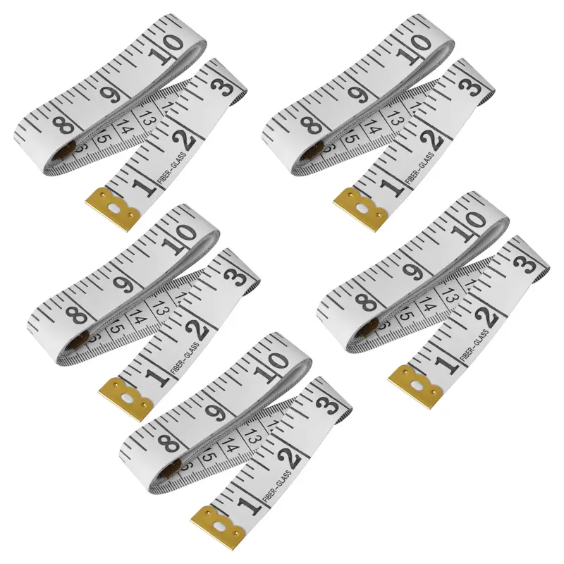 5pcs Dual Sided Body Measuring Ruler Body Tape Measure 60inch