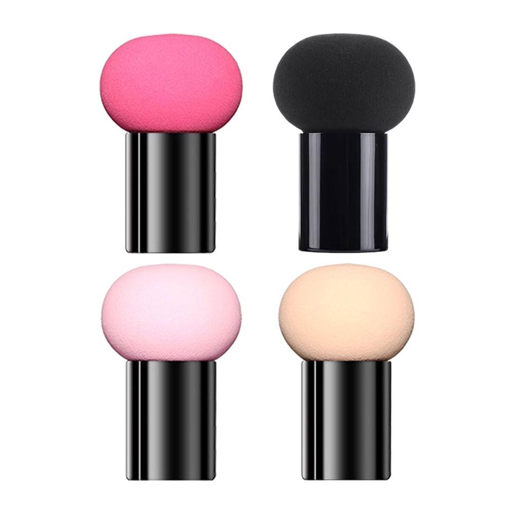 1/2pcs Maquillaje Esponja Polvo Hojaldre Seco y Húmedo Combinado Belleza  Cosmética Bola Base Base Polvo Bisel Cortar Maquillaje Herramientas de  Esponja