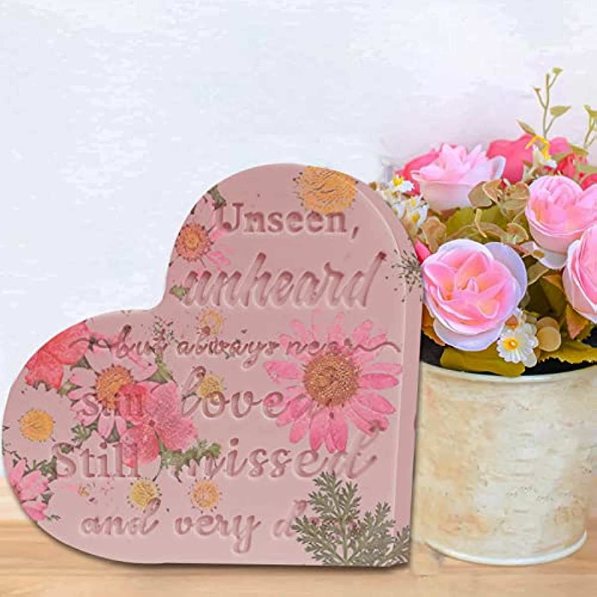 Heart Resin Molds Silicone Molds for Epoxy Resin Takezuaa 2 Pcs 25th Wedding Anniversary Mold DIY Marriage Keepsake Valentine's Day Birthday
