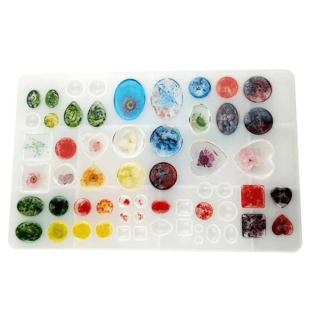 Cabochons Gem Jewelry Silicone Casting Mold For Resin - Temu