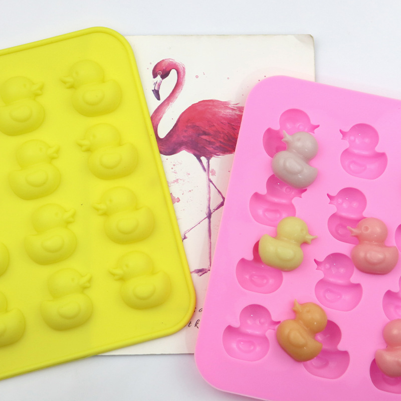 Cute Duck Silicone Chocolate Mold Kawaii Duckling Chocolate - Temu