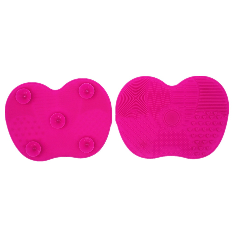 Makeup Brush Cleaner Mat - Silicone Makeup Brush Cleaning Mat, Portable  Makeup Brush Cleaning Pad With Suction