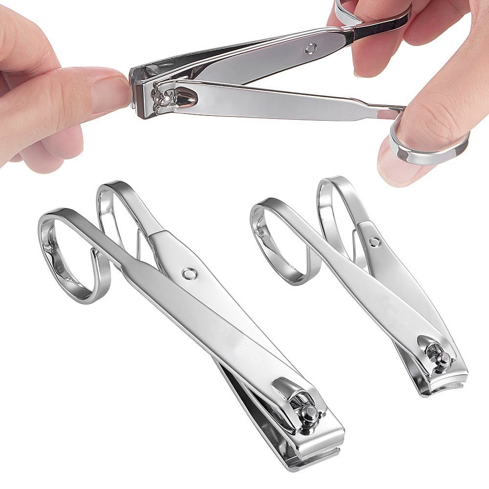 Long Handle Nail Clippers Set - Carbon Steel Fingernail And