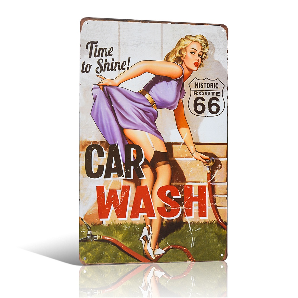 Art Poster Car wash