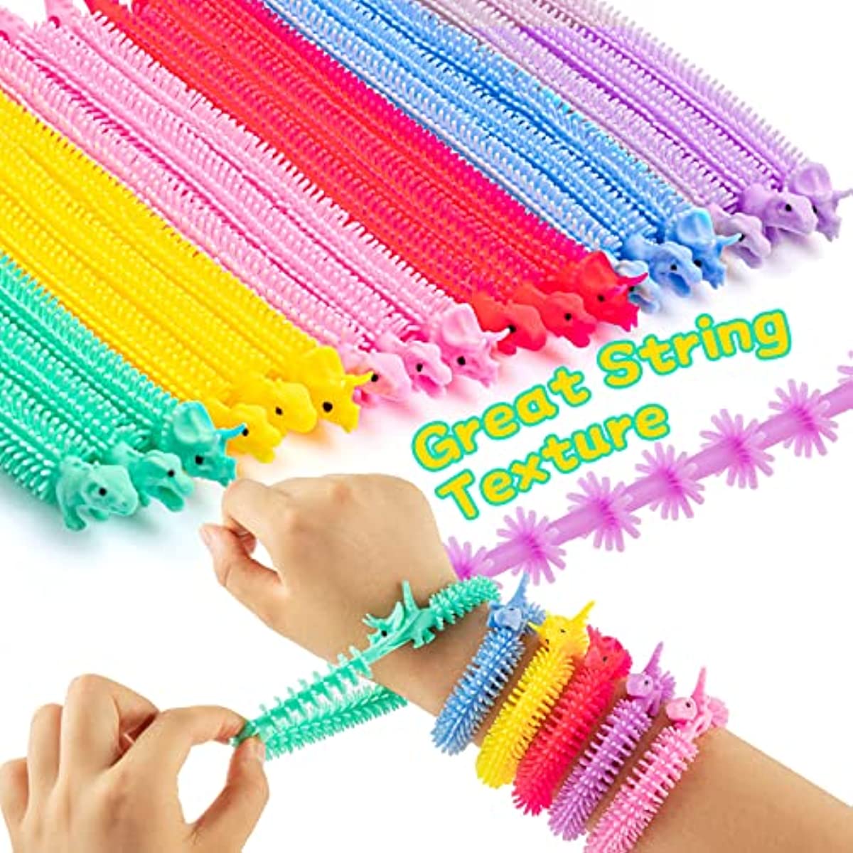 Stretchy Strings Fidget Toys Colorful Pull Stretchy - Temu