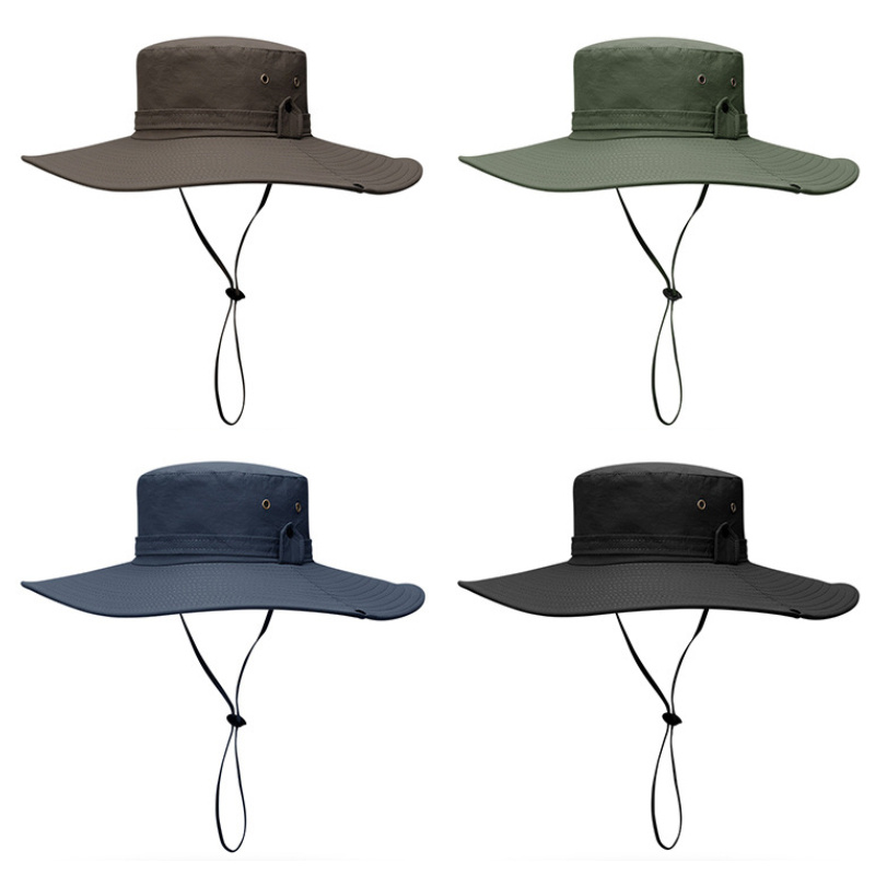 WANYIG Cappello Pescatore Uomo Donna Anti UV Tesa Larga Cappelli Uomo  Estivo Cappello da Pesca Bucket Hat Fisherman Hat Safari Hat