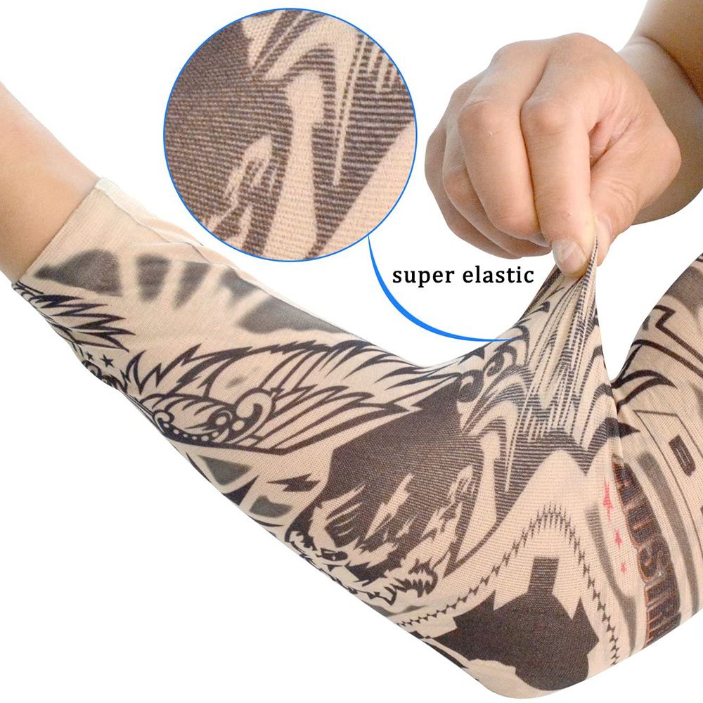 1pc New Flower Arm Tattoo Sleeves Seamless Outdoor Riding Sunscreen Arm  Sleeves Sun Uv Protection Arm Warmers For Men Women | Shop On Temu And  Start Saving | Temu