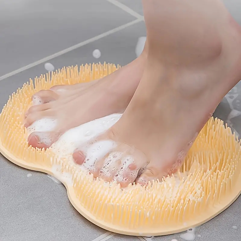 FOMIYES 1pc Floor Mat Bath Scrubber Masajeador De Pies Cleaning Scrubb –  BABACLICK