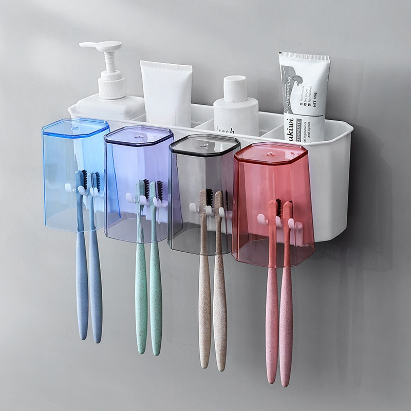 Toothbrush Holder for Bathroom Accessory Set Toothbrush Holder Wall Mounted  - China Container and Organizer price