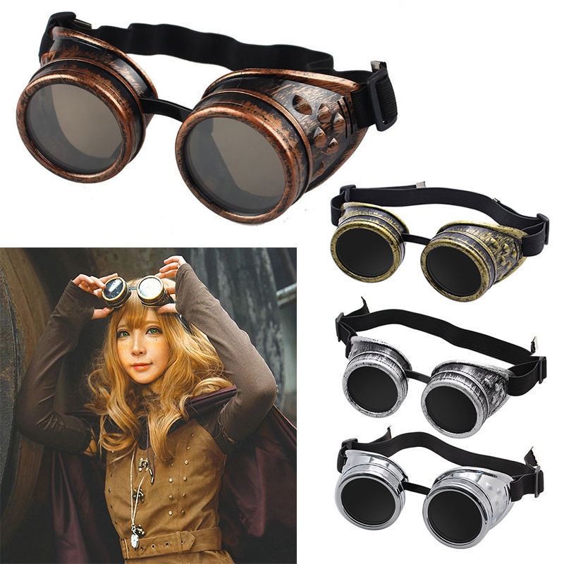 New Steampunk Personalised Retro Glasses Plus Glasses Case - Jewelry &  Accessories - Temu