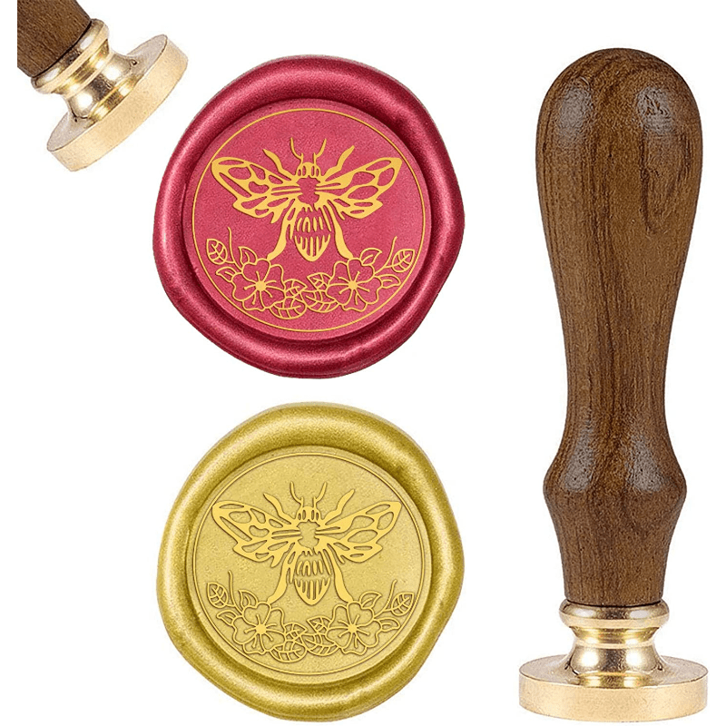 1pc Wax Seal Stamp Lotus Sealing Stamp 25mm 0 98in Flower - Temu