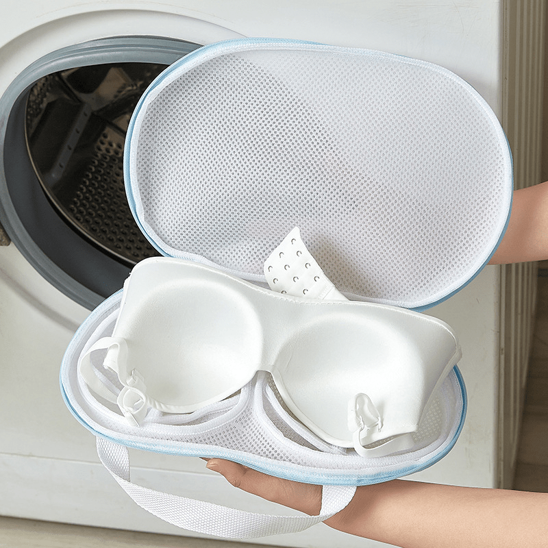 5 Pack Honeycomb Mesh Laundry Bag with Handle Delicate Bag for Washing  Machine Large Opening Side Widening Zippered Mesh Bag Lingerie Bag for Sock  Bra