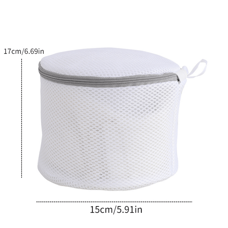Tenrai Delicates Laundry Bags, Bra Fine Mesh Wash Bag for Underwear,  Lingerie, Bra, Pantyhose, Socks, Use YKK Zipper, Have Hanger Loops (White,  1 Large & 1 Medium) : : Home