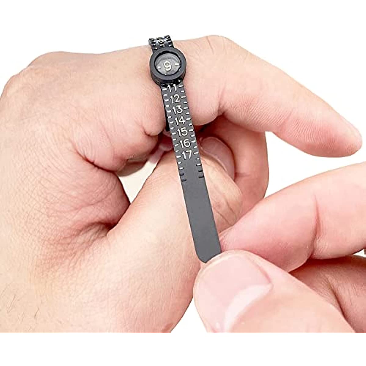 Ring Sizer, Ring Sizer Measuring Tool, Reusable Plastic Finger
