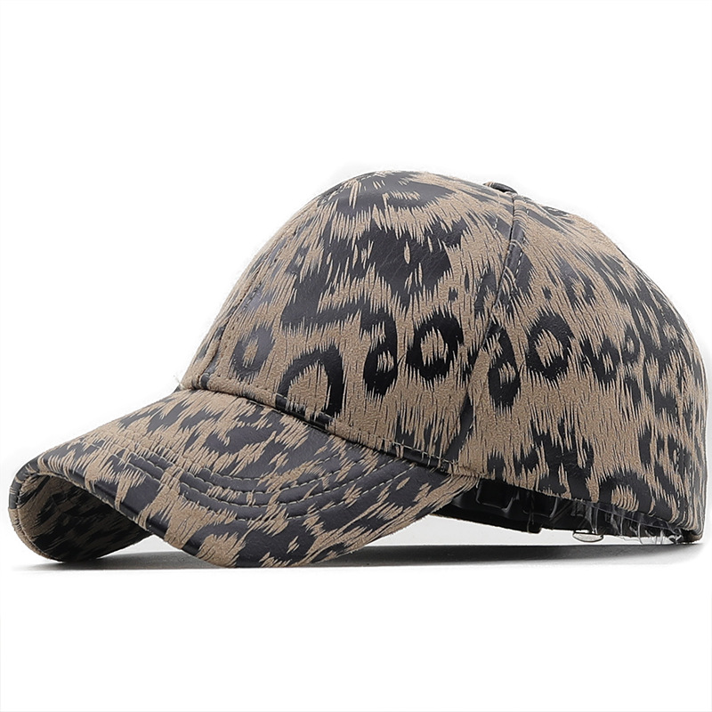 Leopard Print Baseball Cap Women Men Hats Sun Beach Snapbacks