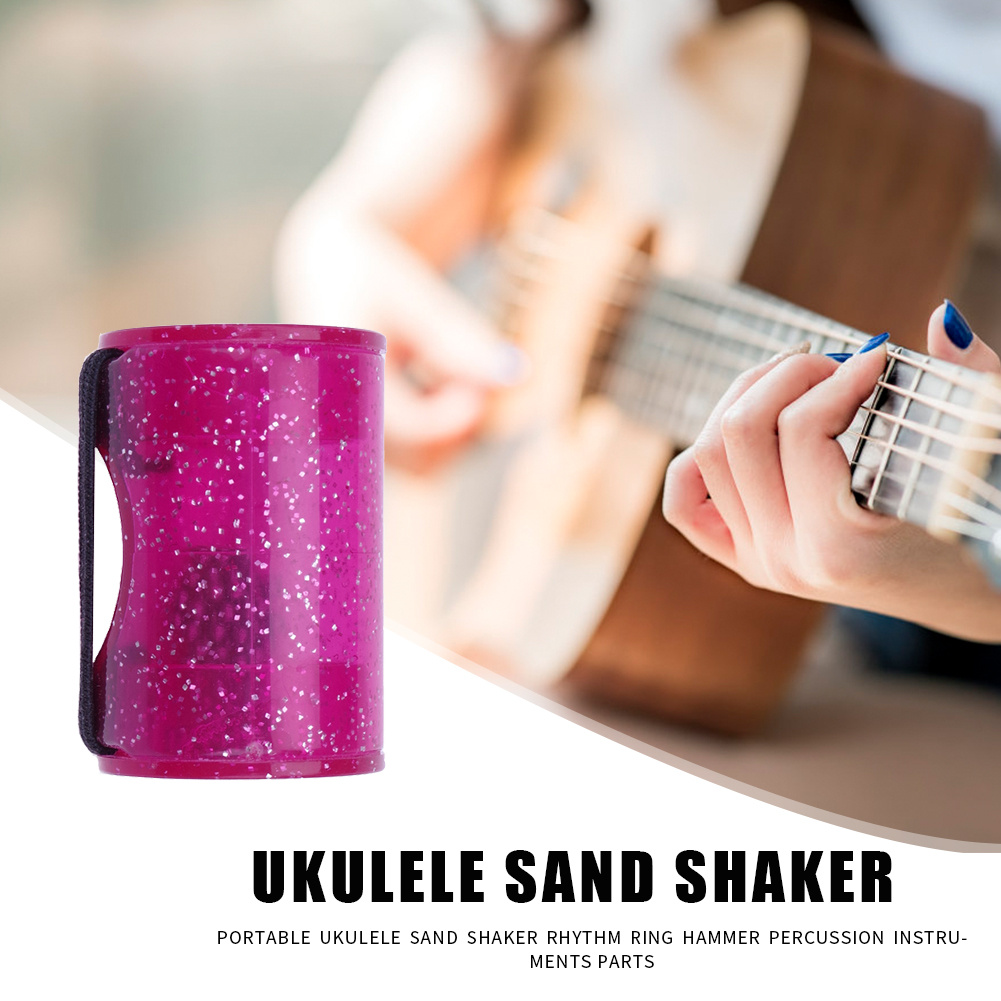 1pc Plastic Sand Shaker Music Finger Ring for Ukulele Guitar Adjustable  Auto Strap Instruments Tool Guitar Making Tools kit (Color : 04)