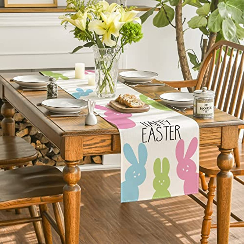 1pc Coniglio Coniglietto Buona Pasqua Runner Tavola - Temu Italy