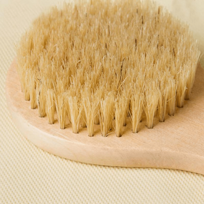 Dry Brushing Body Exfoliating Brush - Natural Bristle Anti