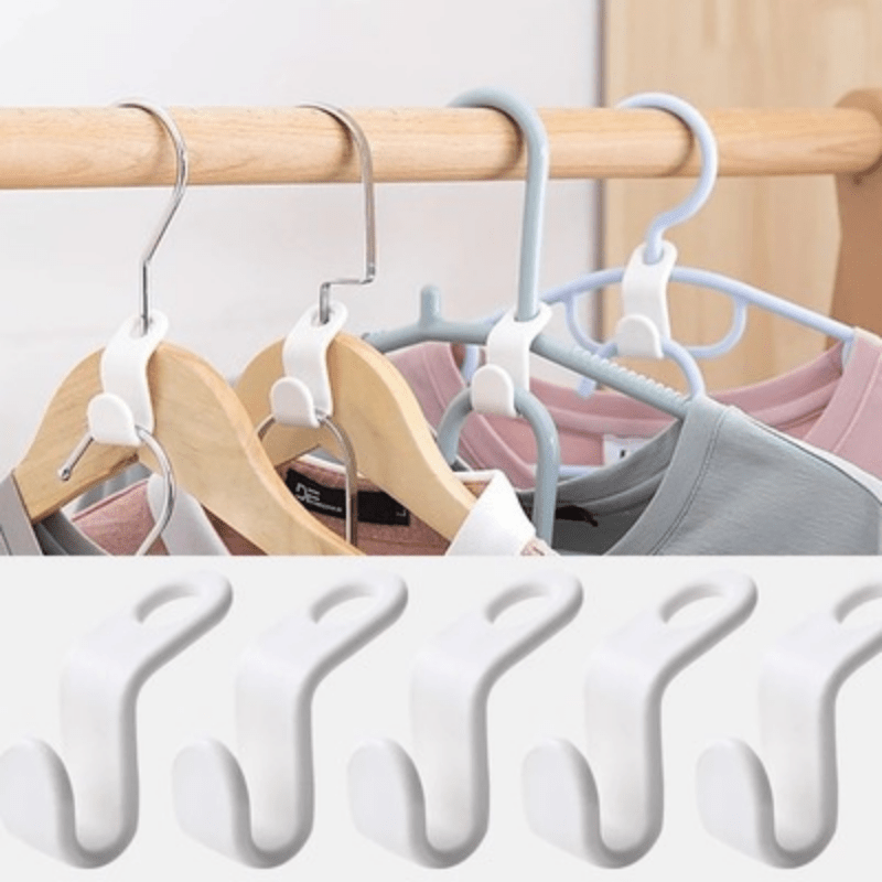 Plastic Clothes Hanger Connector Hooks Heavy Duty Hooks - Temu