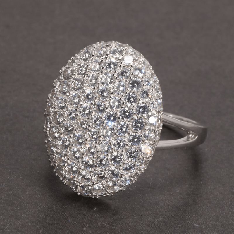 Women's Zircon Bridal Wedding Party Cocktail Ring