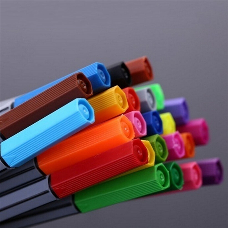 Colored Fineliner Pens - Set of 100