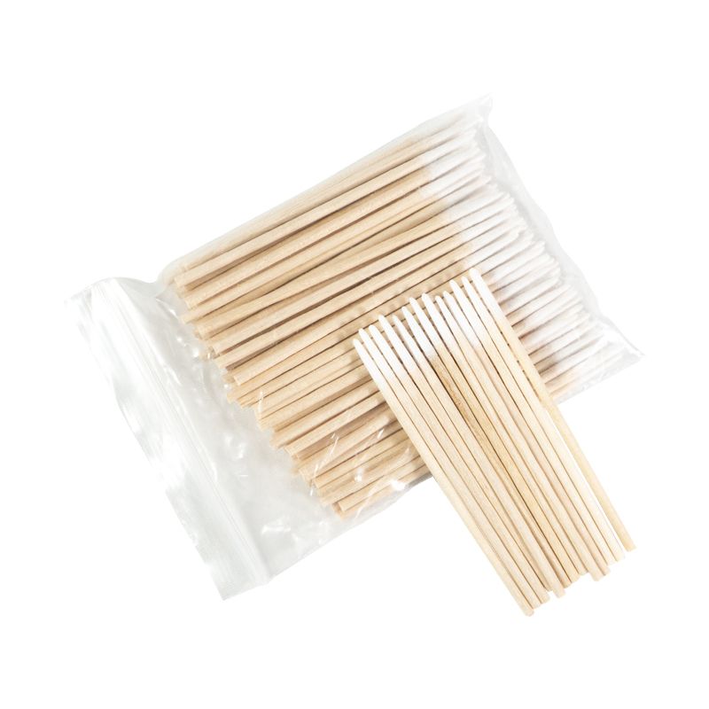 100pcs Nails Wood Cotton Swabs Clean Sticks Bud Tip Wooden Cotton Head  Manicure Detail Corrector Nail Polish Remover Art Tool - Beauty & Personal  Care - Temu