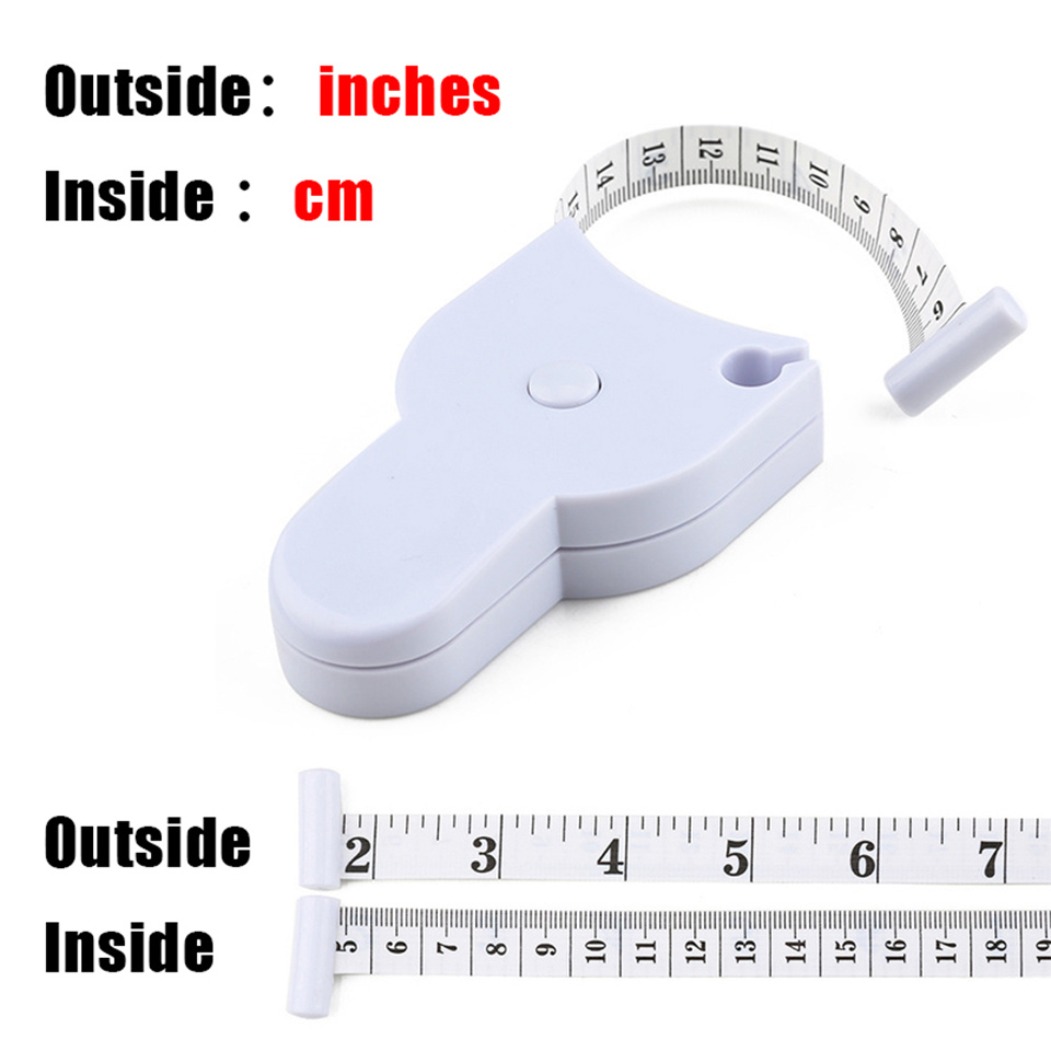 Durable Soft 3 Meter 300 CM Mini Sewing Tailor Tape Body Measuring Measure  Ruler Dressmaking PVC
