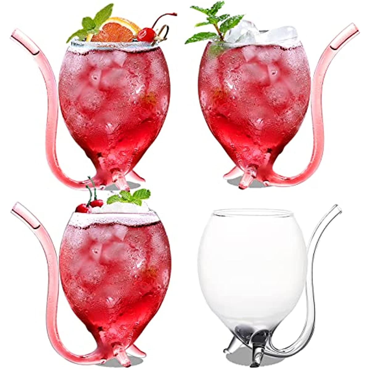 Vampire Wine Glass With Built-in Straw - Fun And Creative Cocktail Glasses  For Juice, Wine, And Summer Drinks - Perfect Birthday Gift For Home And  Kitchen - Temu Italy