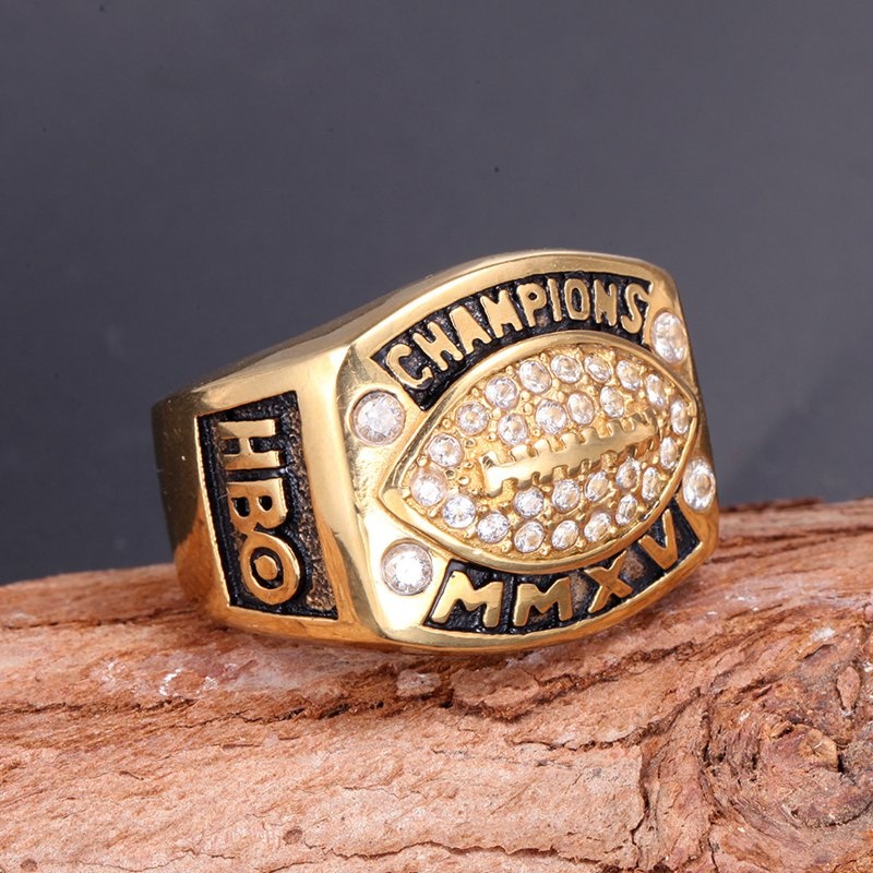 Hip Hop Men's Plated Diamond Ring