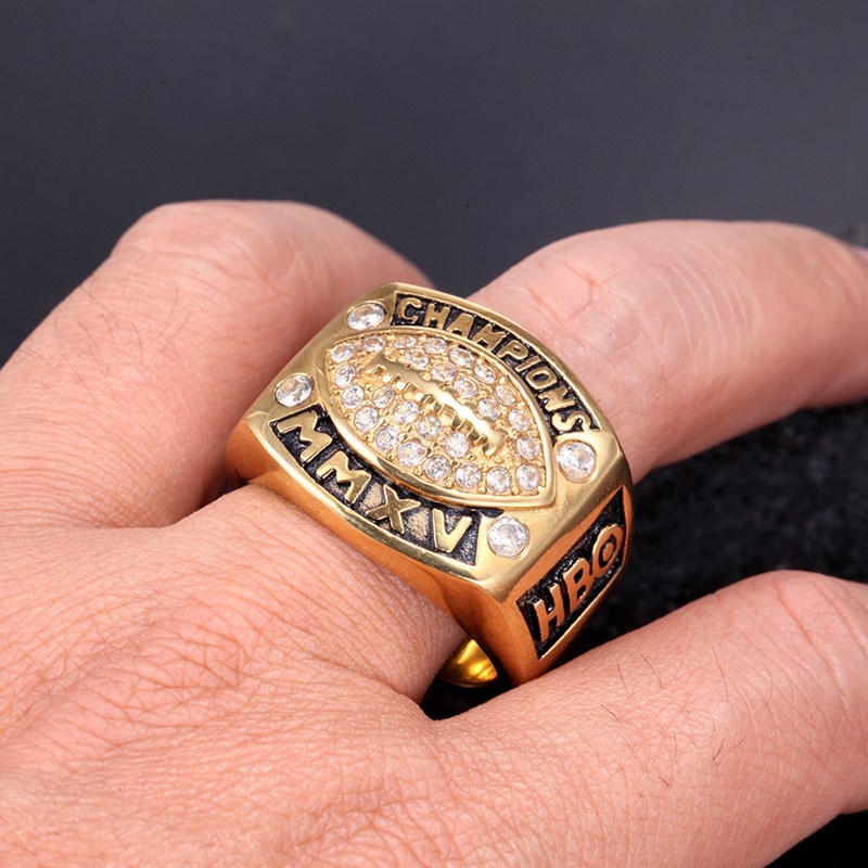 Hip Hop Men's Plated Diamond Ring