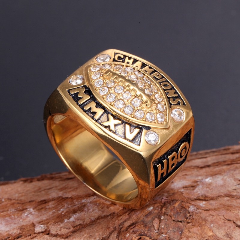 Hip Hop Men's Plated Diamond Ring