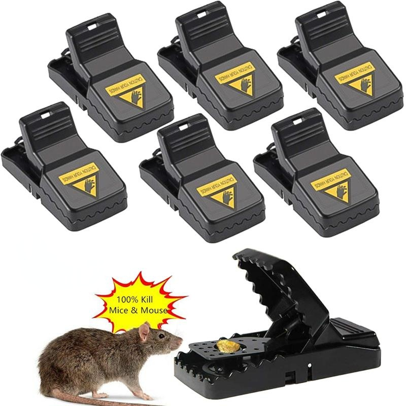 Trampa para ratones y pequeños roedores, pinza de plástico 45 x 96 x 45 mm  - Cablematic