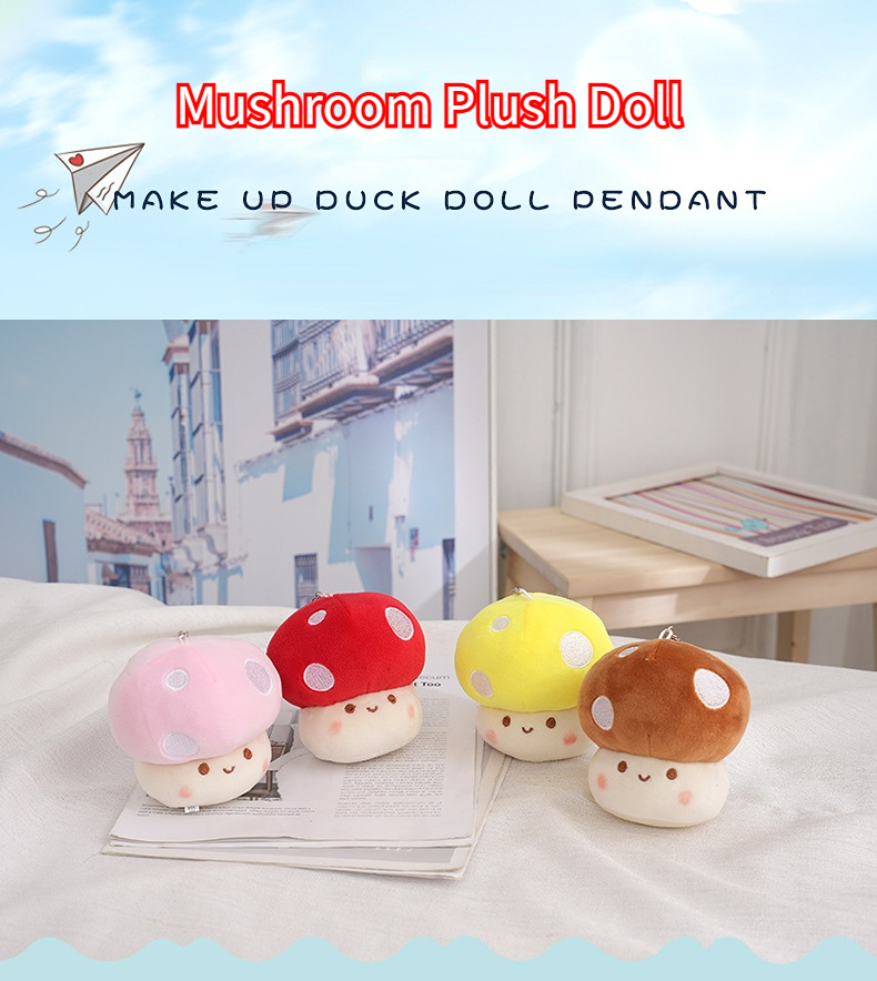 Mushroom Plush Toy Soft Stuffed Animals Plushies Cute - Temu