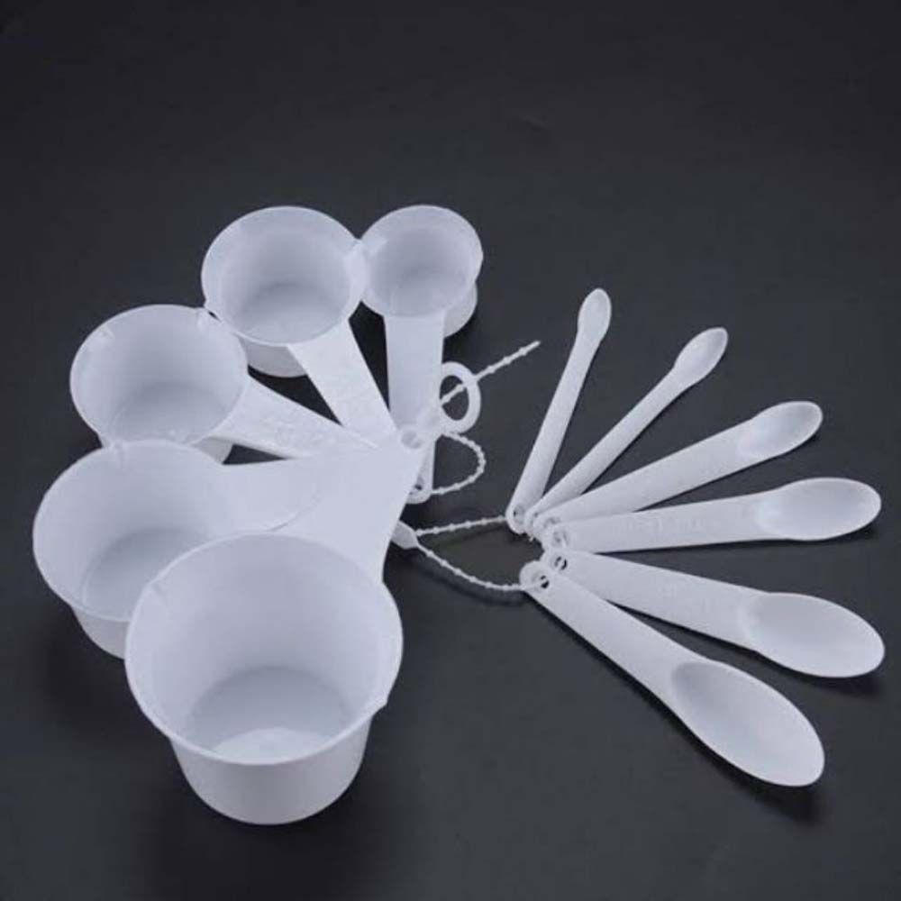 11pcs Set Plastic Measuring Spoon Measuring Cup 11 Piece Set - Temu