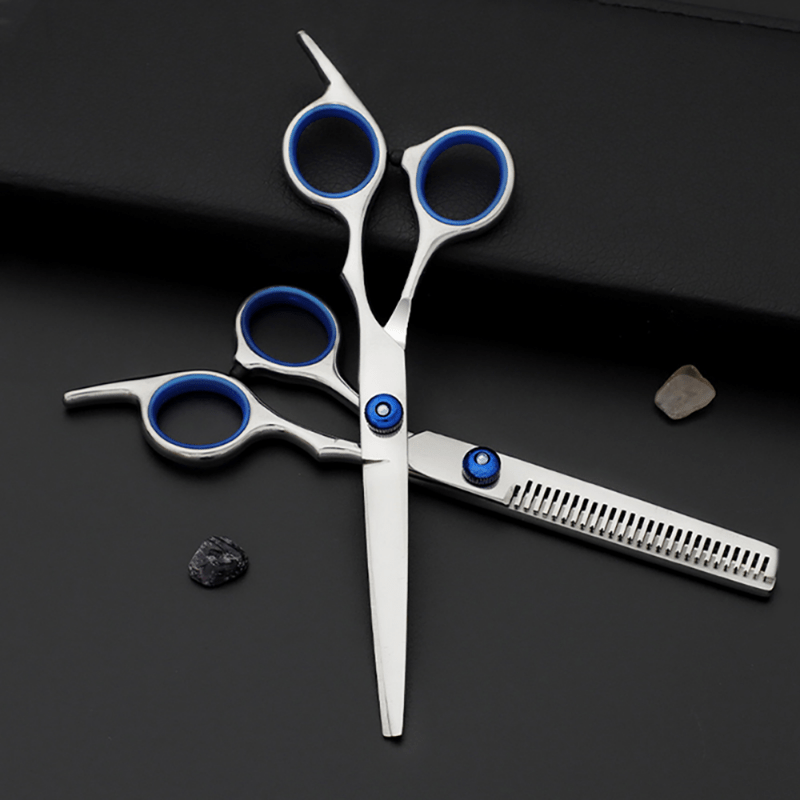 Professional Hair Cutting Scissors With Comb And Case - Temu