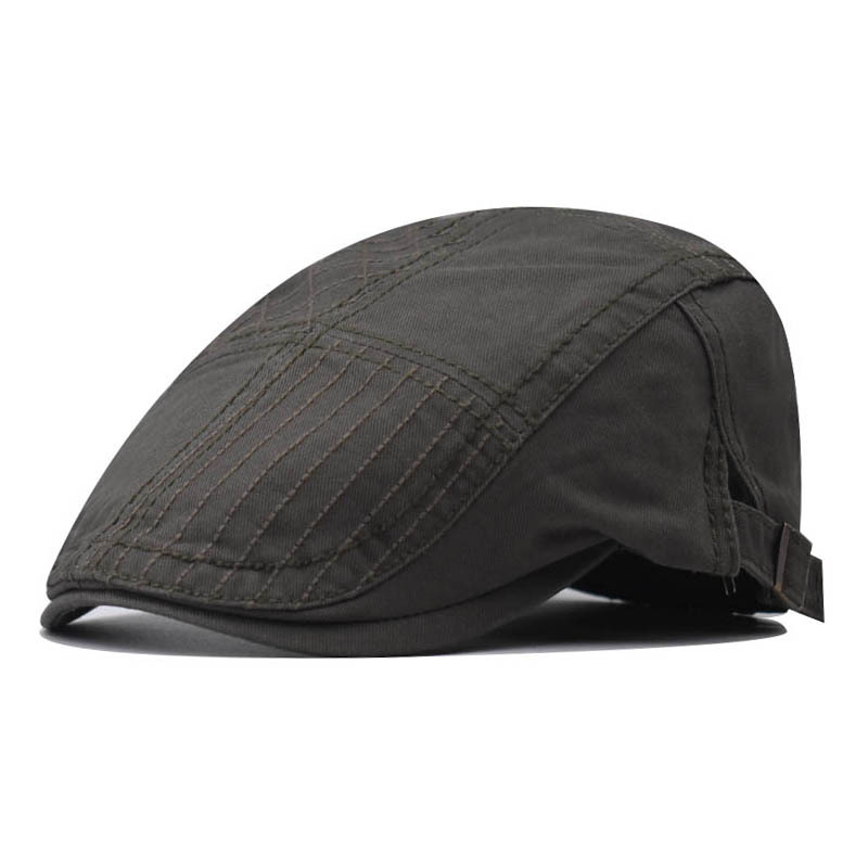 Unisex Beret Hat Newsboy Hats Cabbie Gatsby Cap With Adjustable Buckle ...