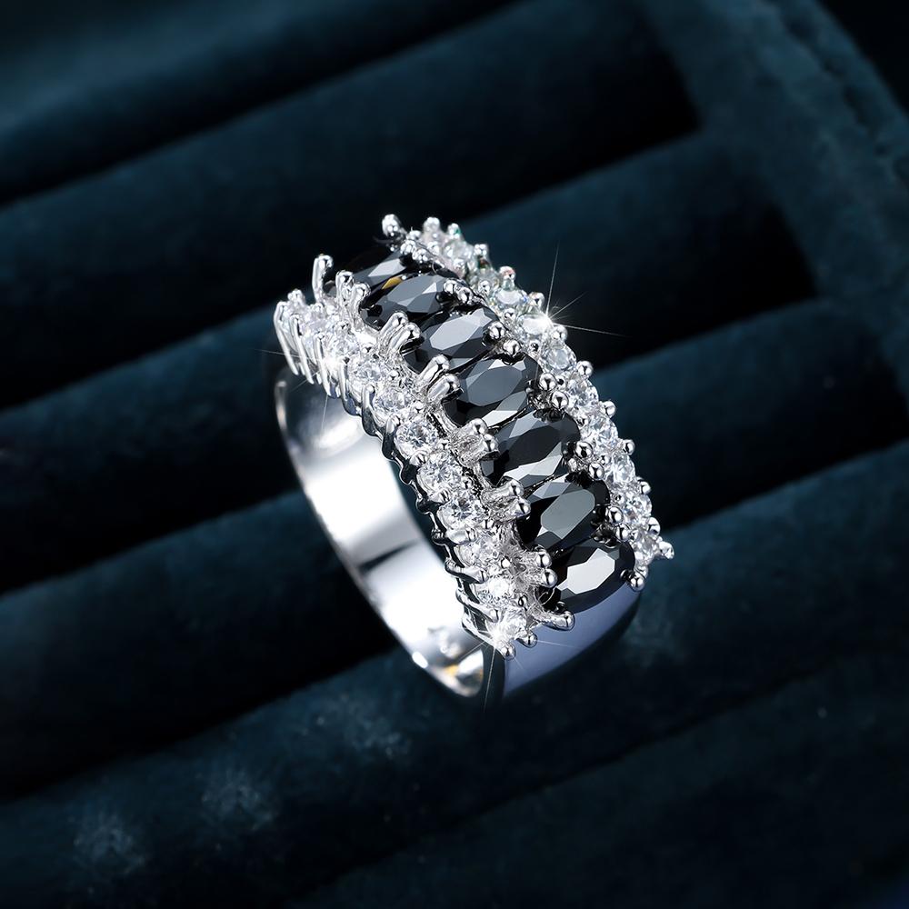 Men's Shiny Full Diamond Promise Ring