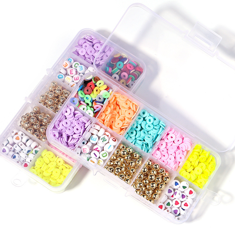 Polymer Clay Sheet Set With Letter Beads Cover Box - Temu