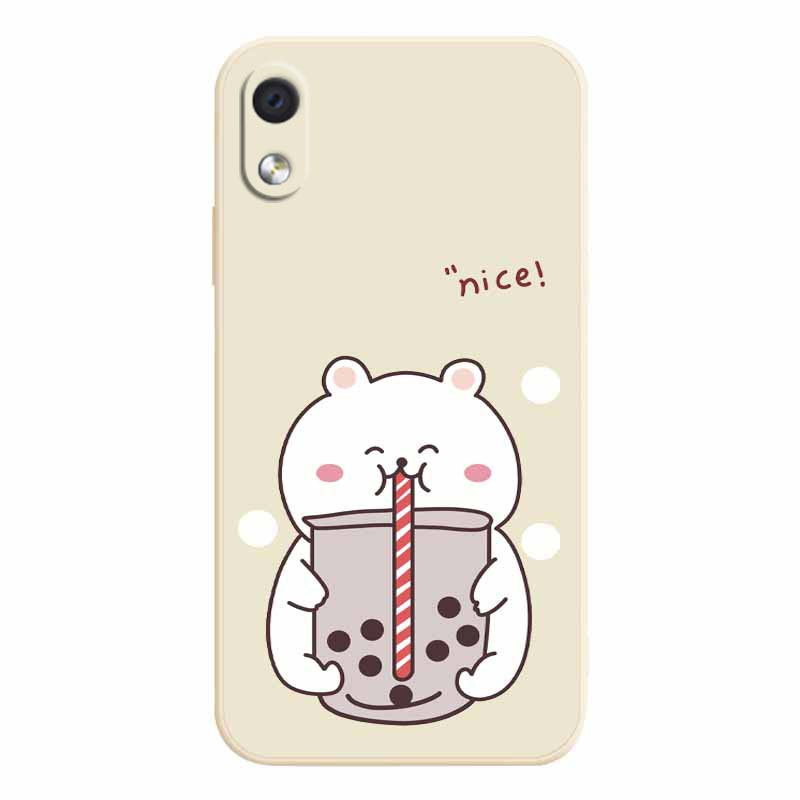 Lovely Bear Anti fall Soft Silicon Matte Protective White - Temu