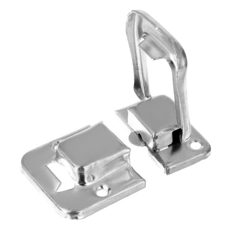 8pcs Stainless Steel Clampbox Locking Toggle Latch Spring Loaded Catch  Clamp Clips Lock Latch Hasp For Case Box, Toolbox, Drawer, Cabinet, Chest  Cabin