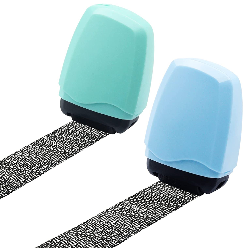 

Identity Protection Roller Stamps, Identity Theft Protection Stamp For Id Blockout - Privacy Confidential And Address Blocker