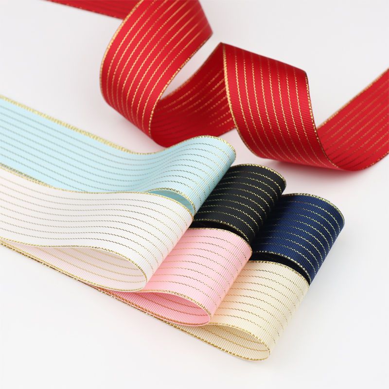 Golden Edge Ribbon Diy Bow Hair Accessories Headdress Gift Packaging  Materials Handcraft Accessories | High-quality & Affordable | Temu