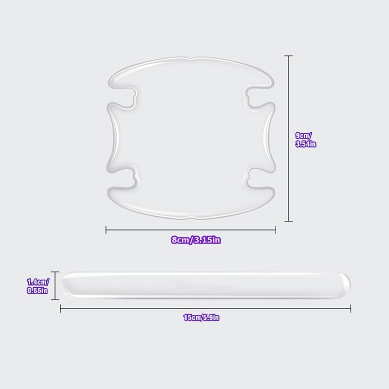 Car Door Handle Bowl Scratch Protector Stickers