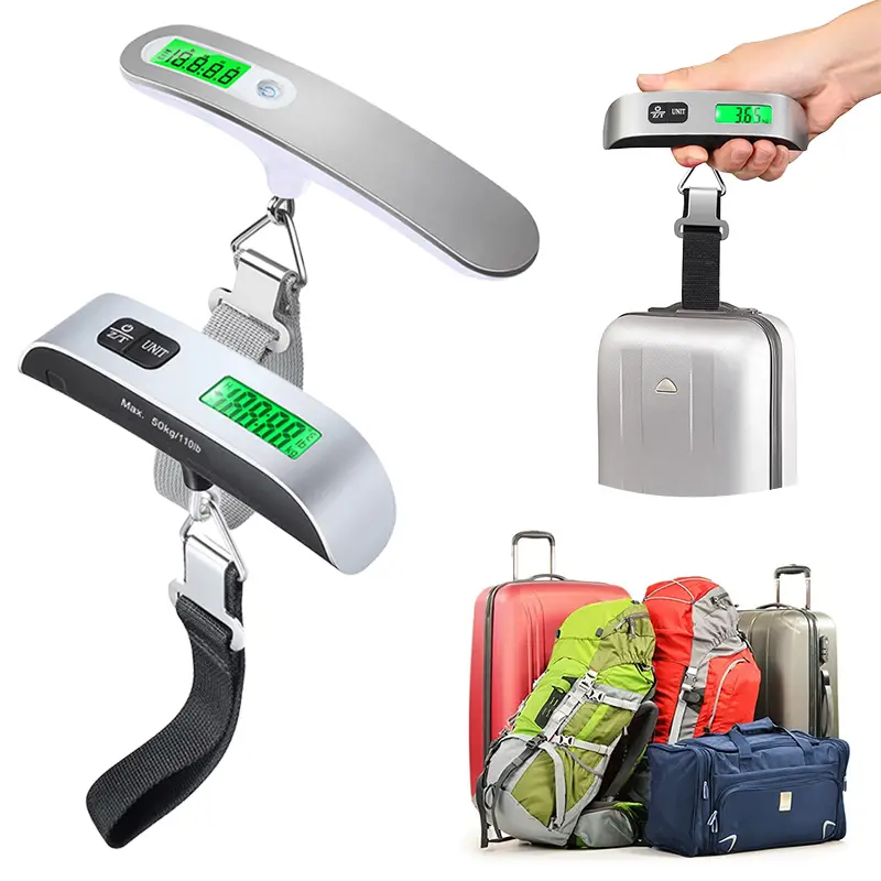 Portable Lcd Digital Hanging Scale Luggage Suitcase Baggage Weight