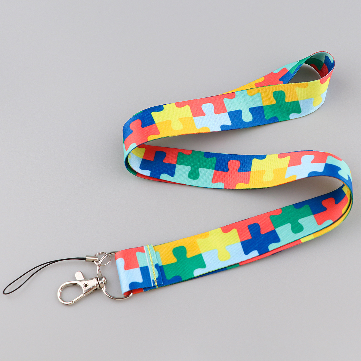 Autism keychain sale lanyard