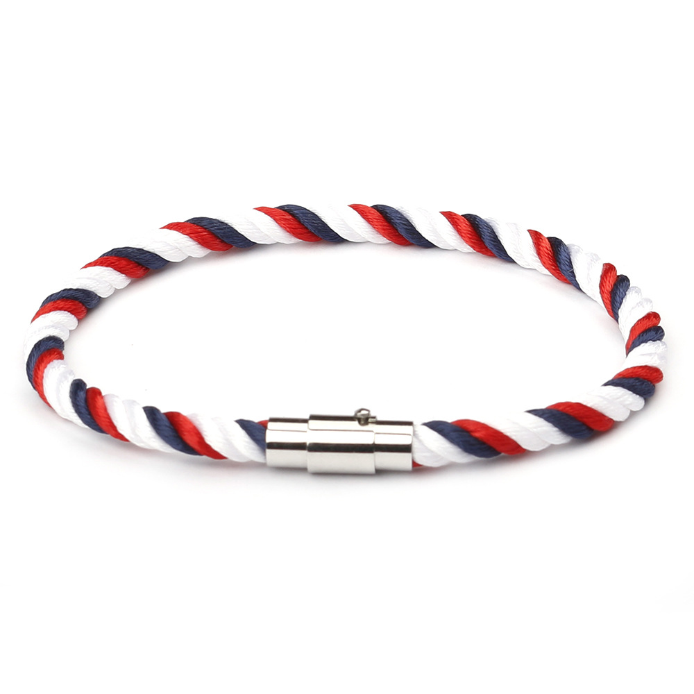 Couple Hand Rope Braided Bracelet, Creative Unisex Design