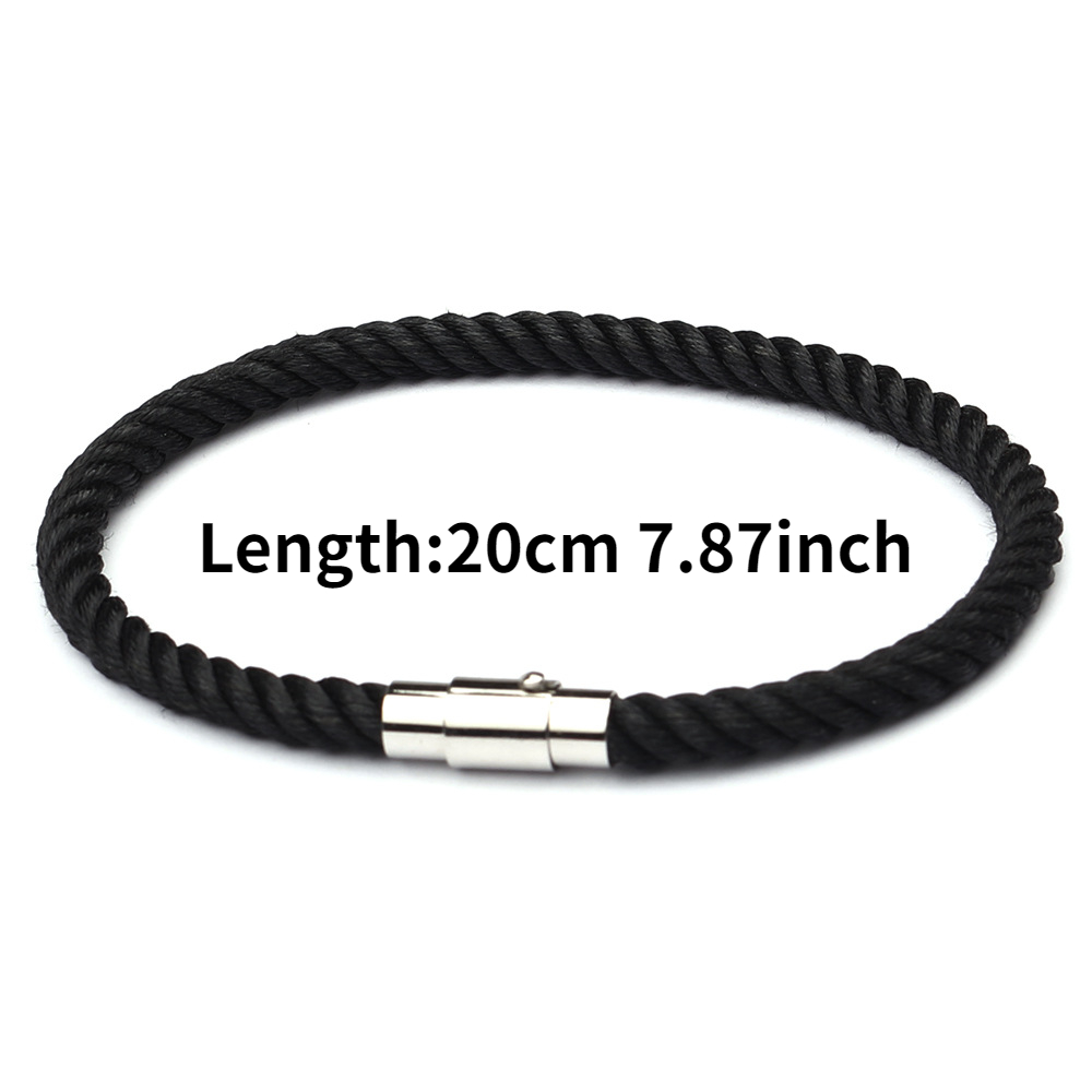 Couple Hand Rope Braided Bracelet, Creative Unisex Design